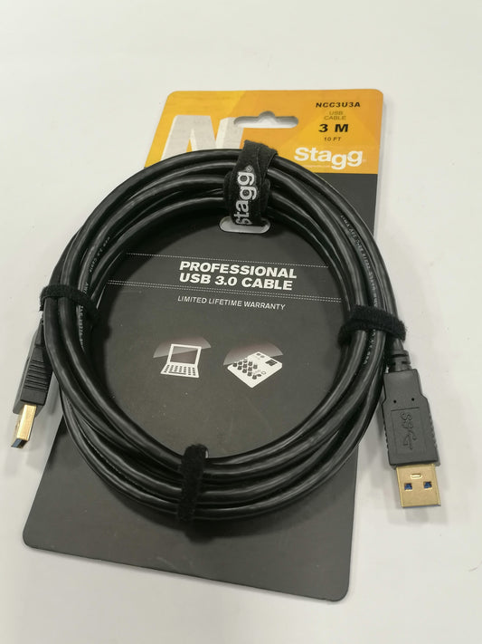Cable USB 3.0 Stagg 3 Metros  -  PRO